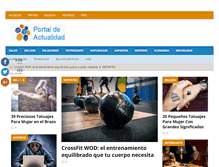 Tablet Screenshot of portaldeactualidad.com